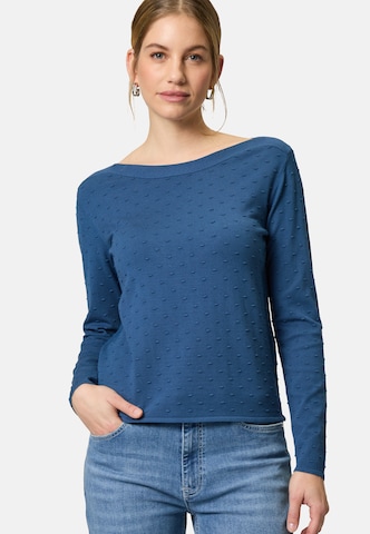 zero Pullover in Blau: Vorderseite