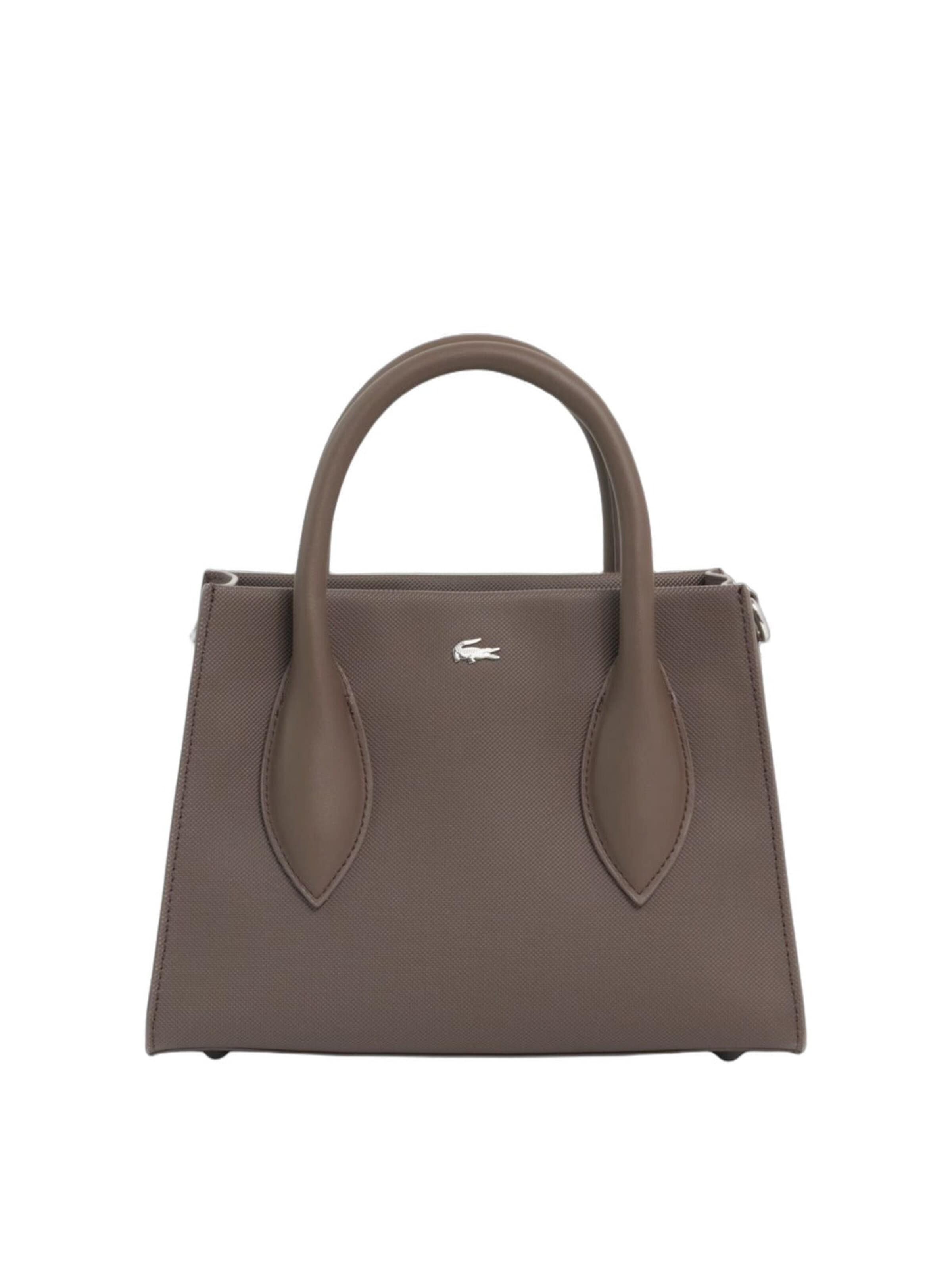 Borsa a mano 'Lacoste Sac à main Daily City Marron Foncé' di LACOSTE in marrone: frontale