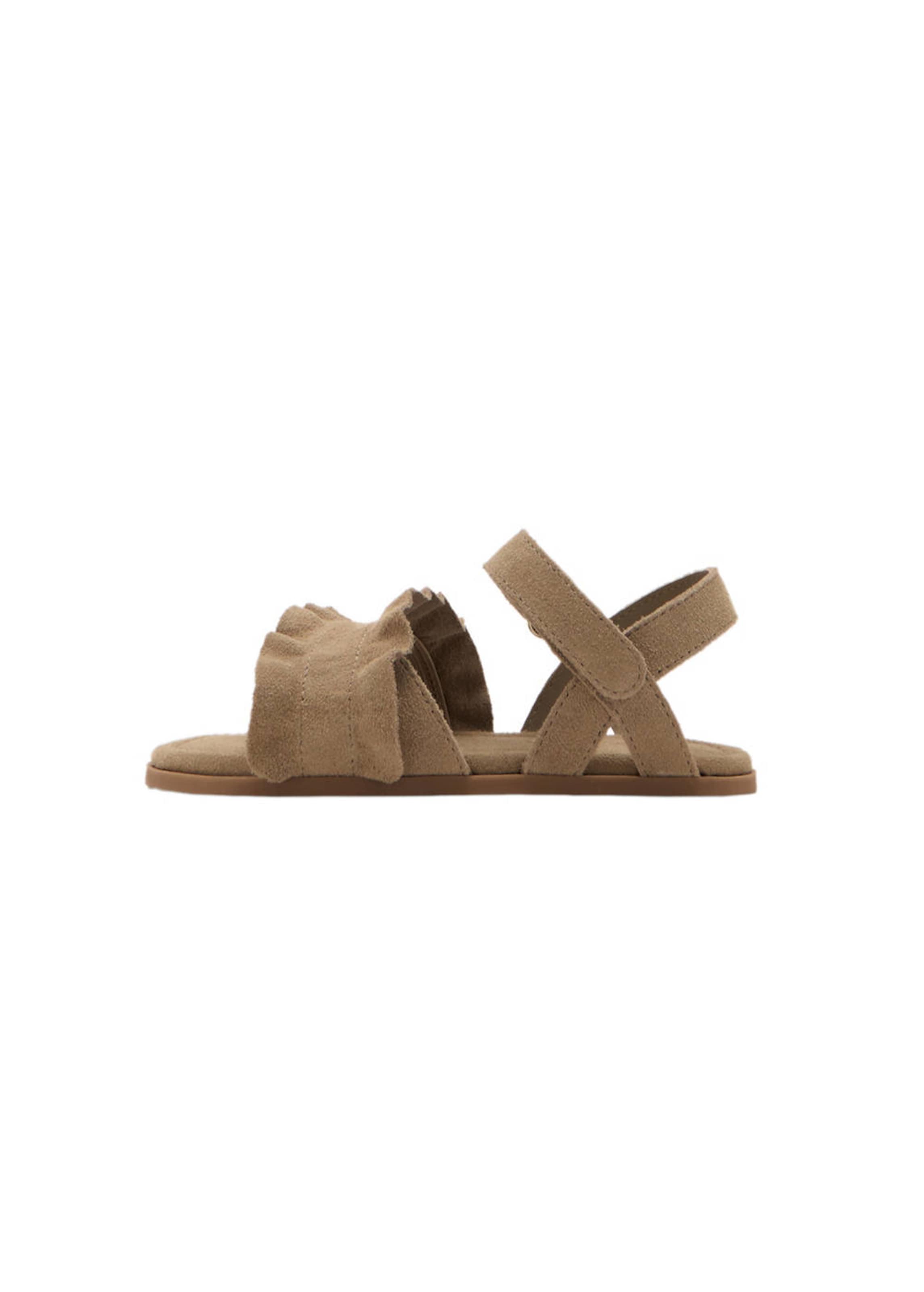 MANGO KIDS Sandals 'Floursb' in Beige: front