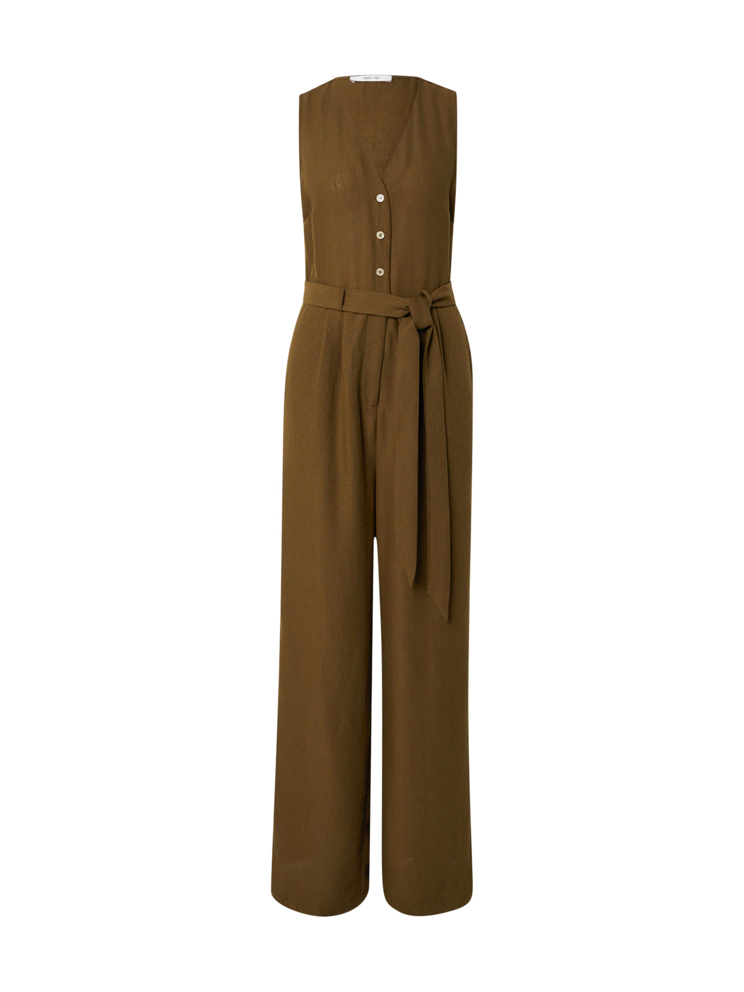 ABOUT YOU Jumpsuit 'Leonora' in Green: front