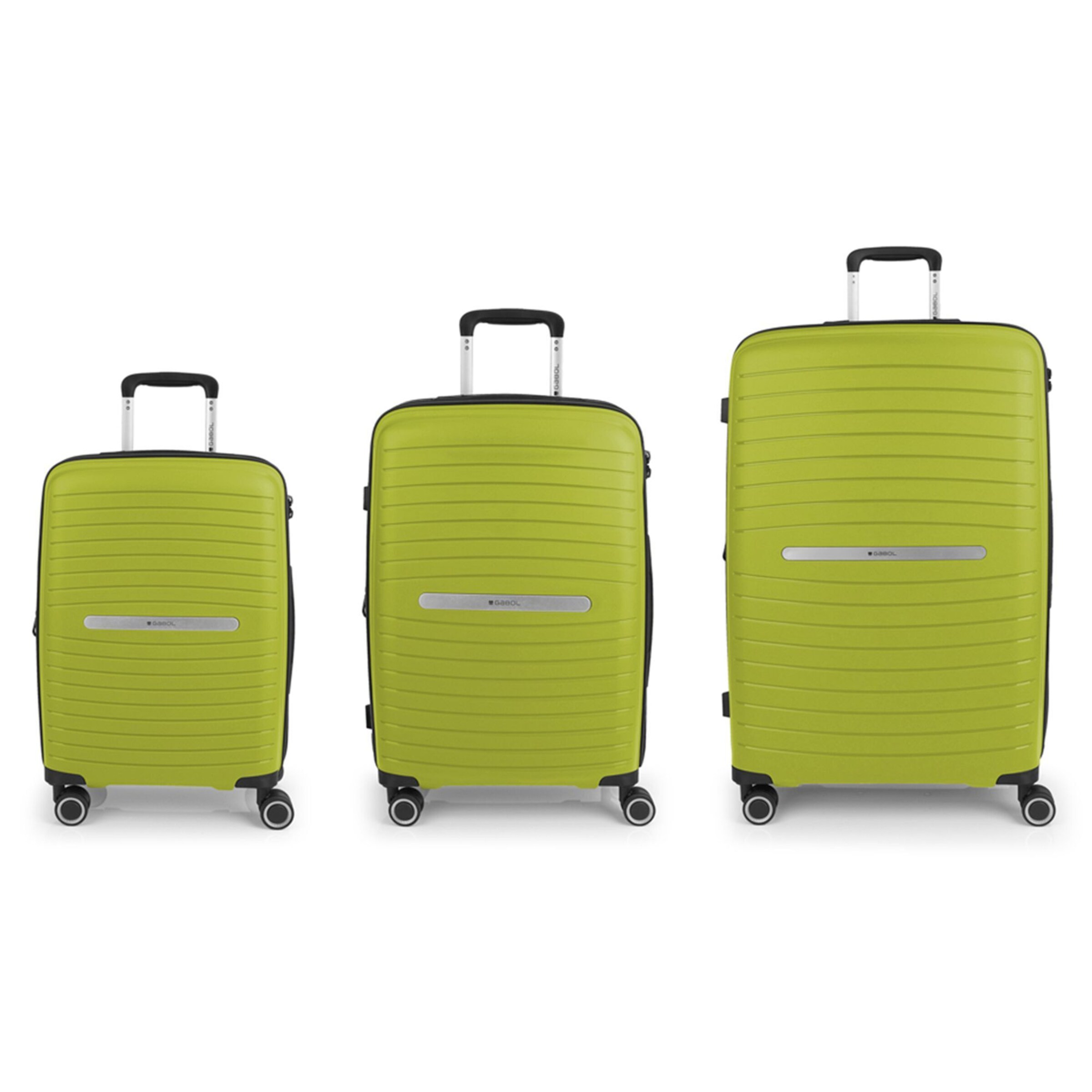 Gabol Suitcase Set 'Shinyuu ' in Green: front