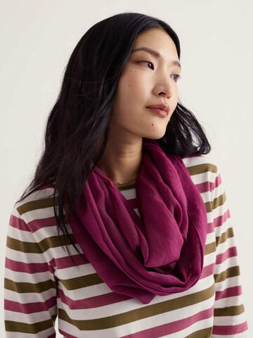 Sciarpa di Seasalt Cornwall in rosa: frontale