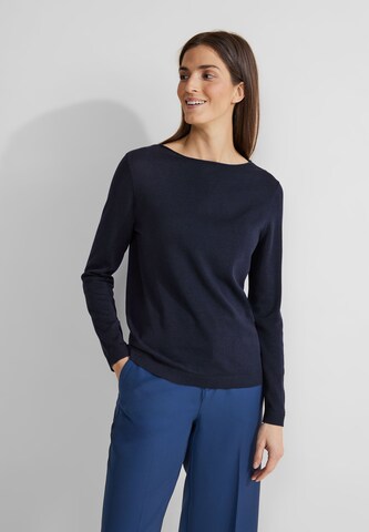 STREET ONE Sweater in Blue: front