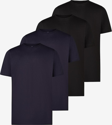 LERROS Shirt 'Basic' in Blau: Vorderseite