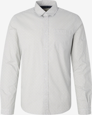 Chemise TOM TAILOR en blanc : devant