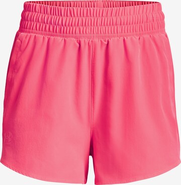 UNDER ARMOUR Regular Workout Pants in Pink: front