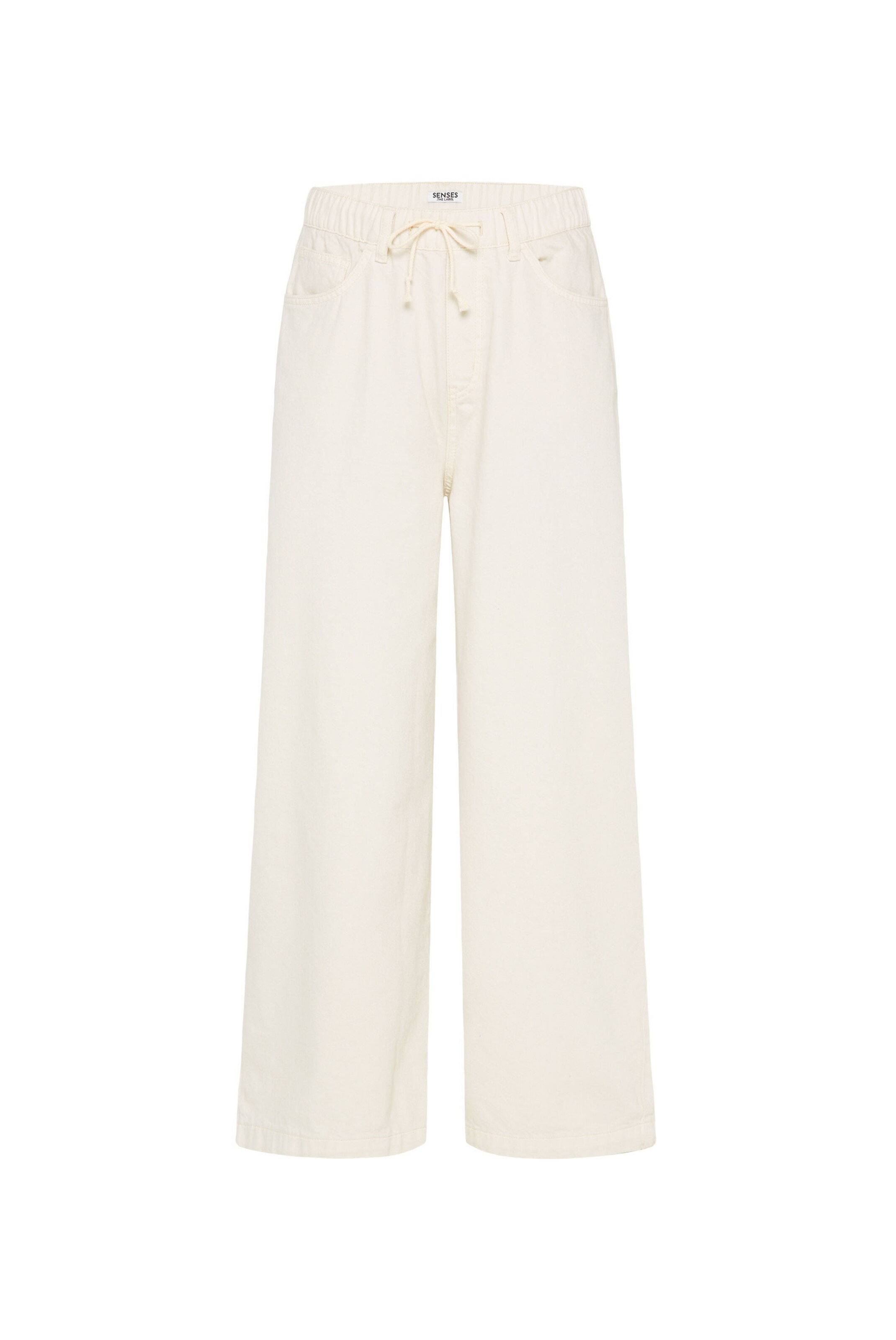 SENSES.THE LABEL Regular Jeans in White: front