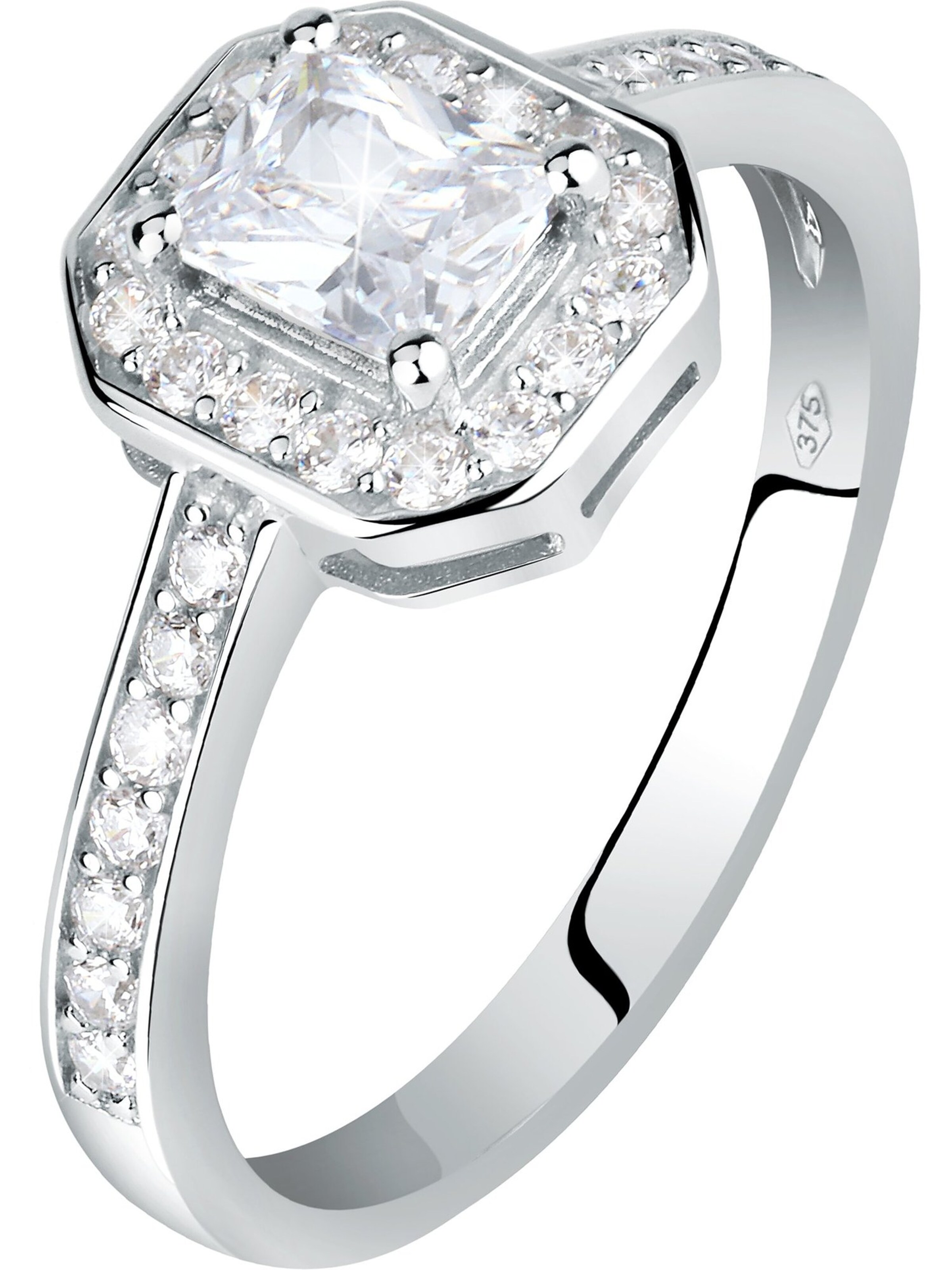 CHRIST Ring in Weiß: Vorderseite