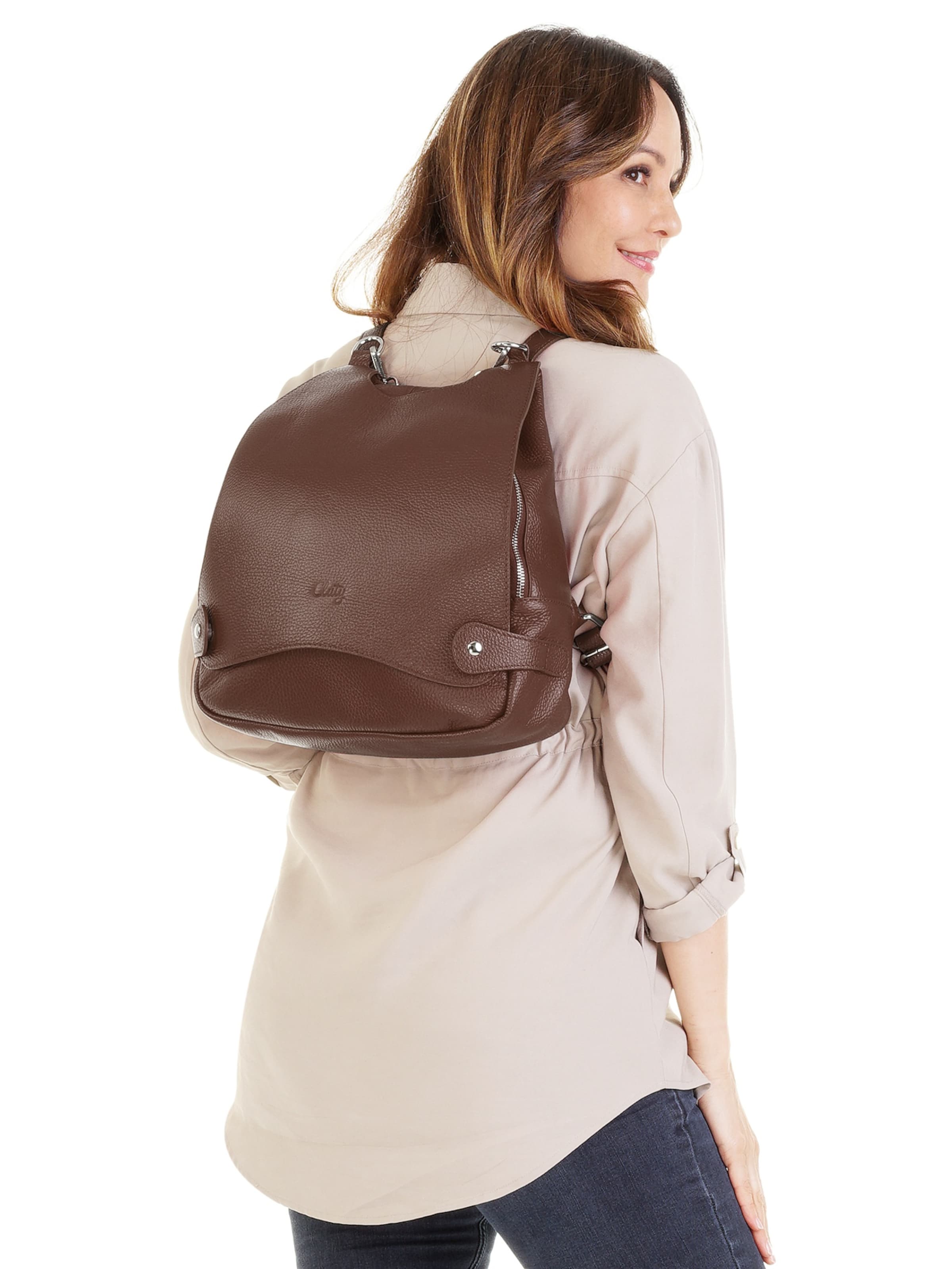 Sac à dos Cluty en marron