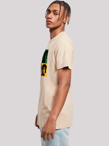 T-Shirt 'Bob Marley' F4NT4STIC en beige