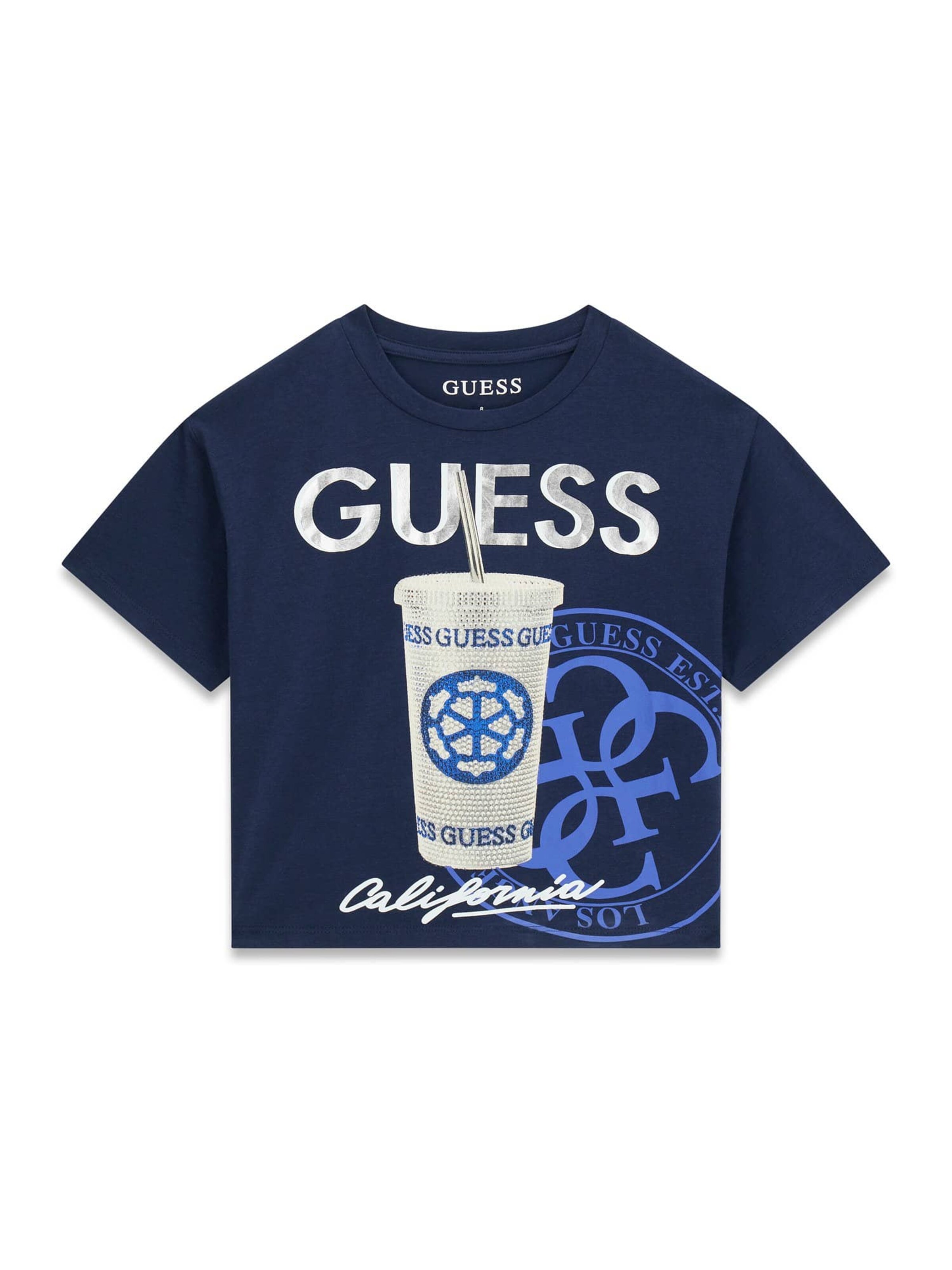 GUESS Shirt in Blue: front