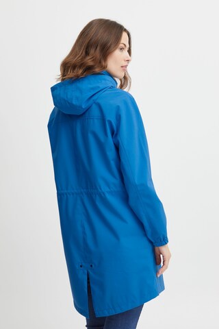 Fransa Between-Seasons Coat 'Pafasa' in Blue