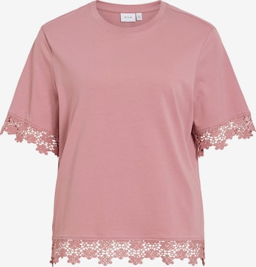 T-shirt 'VIVora' VILA en rose : devant