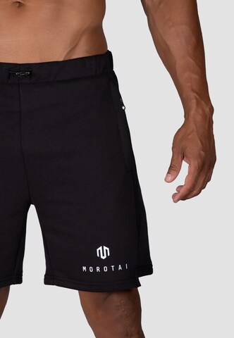 MOROTAI Regular Sports trousers in Black