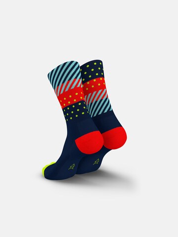 INCYLENCE Athletic Socks 'WILDNESS' in Blue