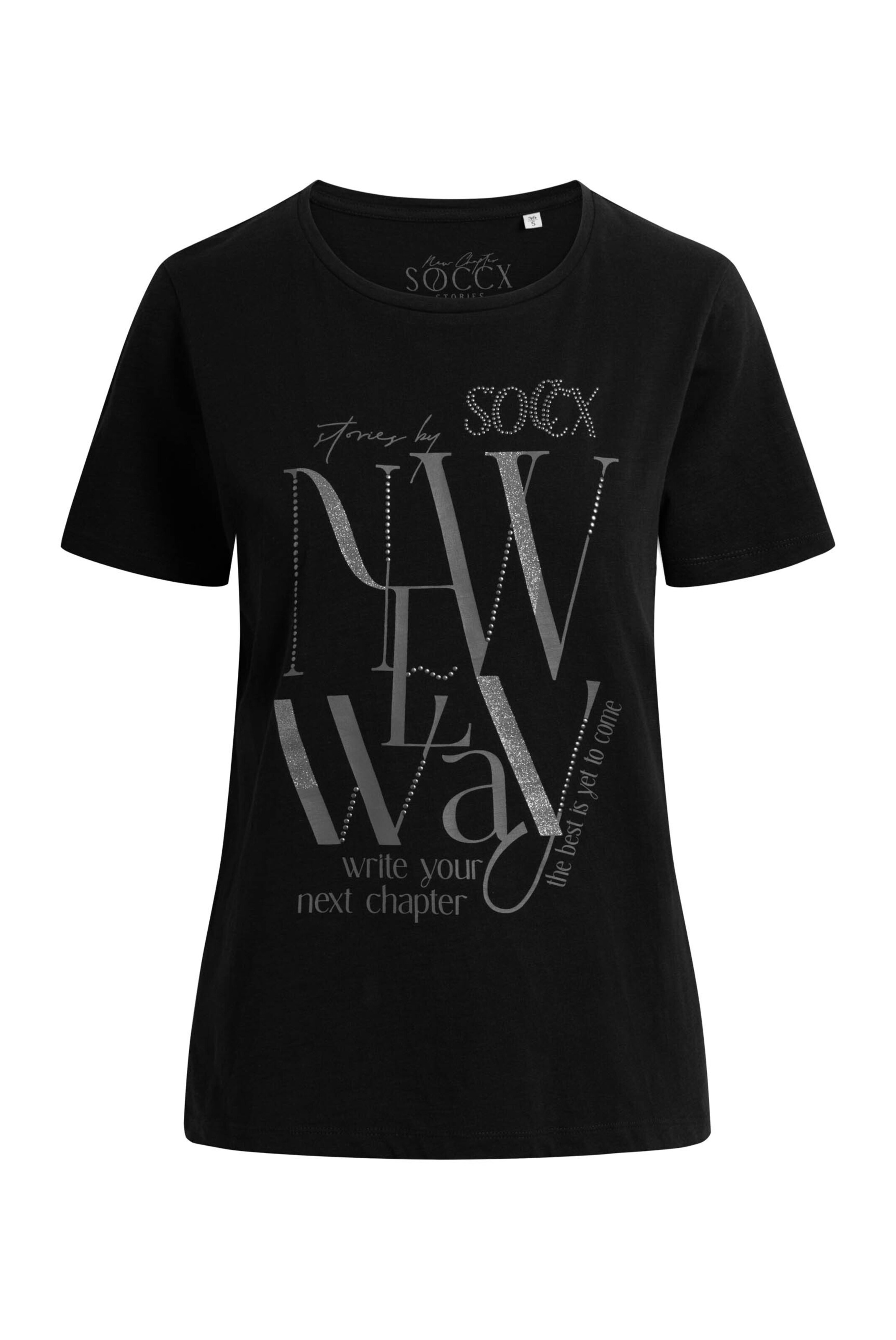 Soccx Shirt in Black: front