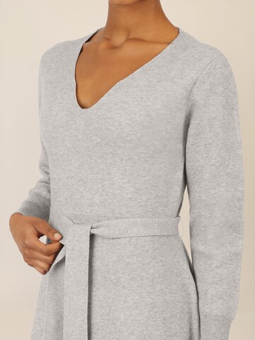 APART Knitted dress in Grey