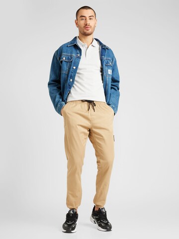 Calvin Klein Jeans Tričko – šedá