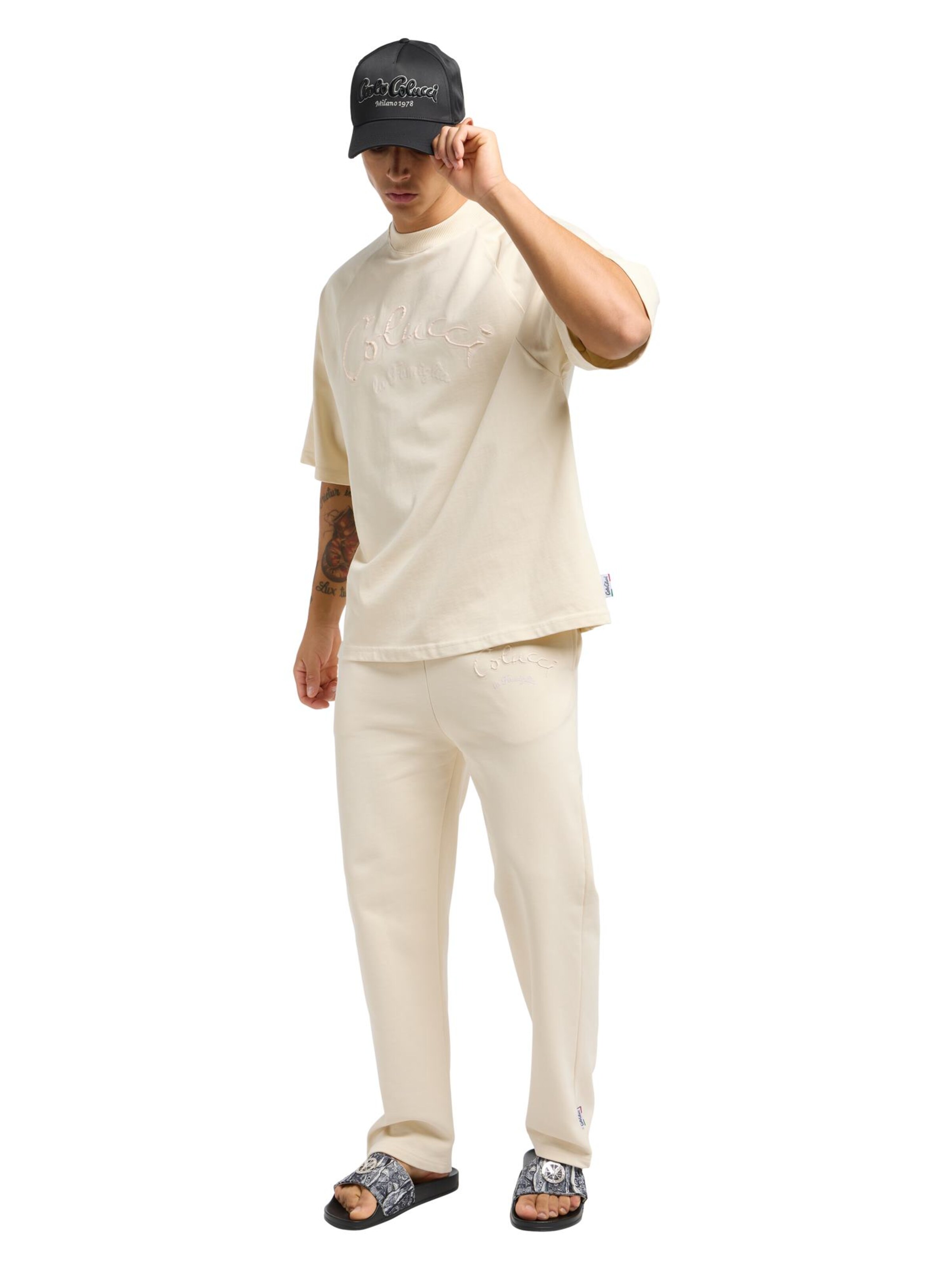 T-Shirt 'Donevski' Carlo Colucci en beige