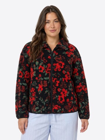 BRAVE SOUL Fleecejacke in Schwarz