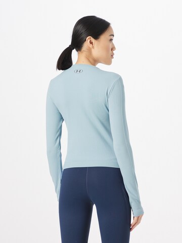 UNDER ARMOUR Funktionsbluse 'Rush' i blå