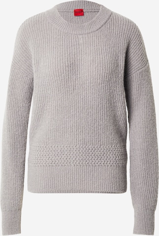HUGO Pullover 'Scevany' in Grau: Vorderseite