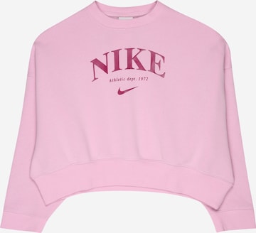 Nike Sportswear Mikina – pink: přední strana