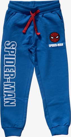 SPIDERMAN Tapered Pants in Blue: front