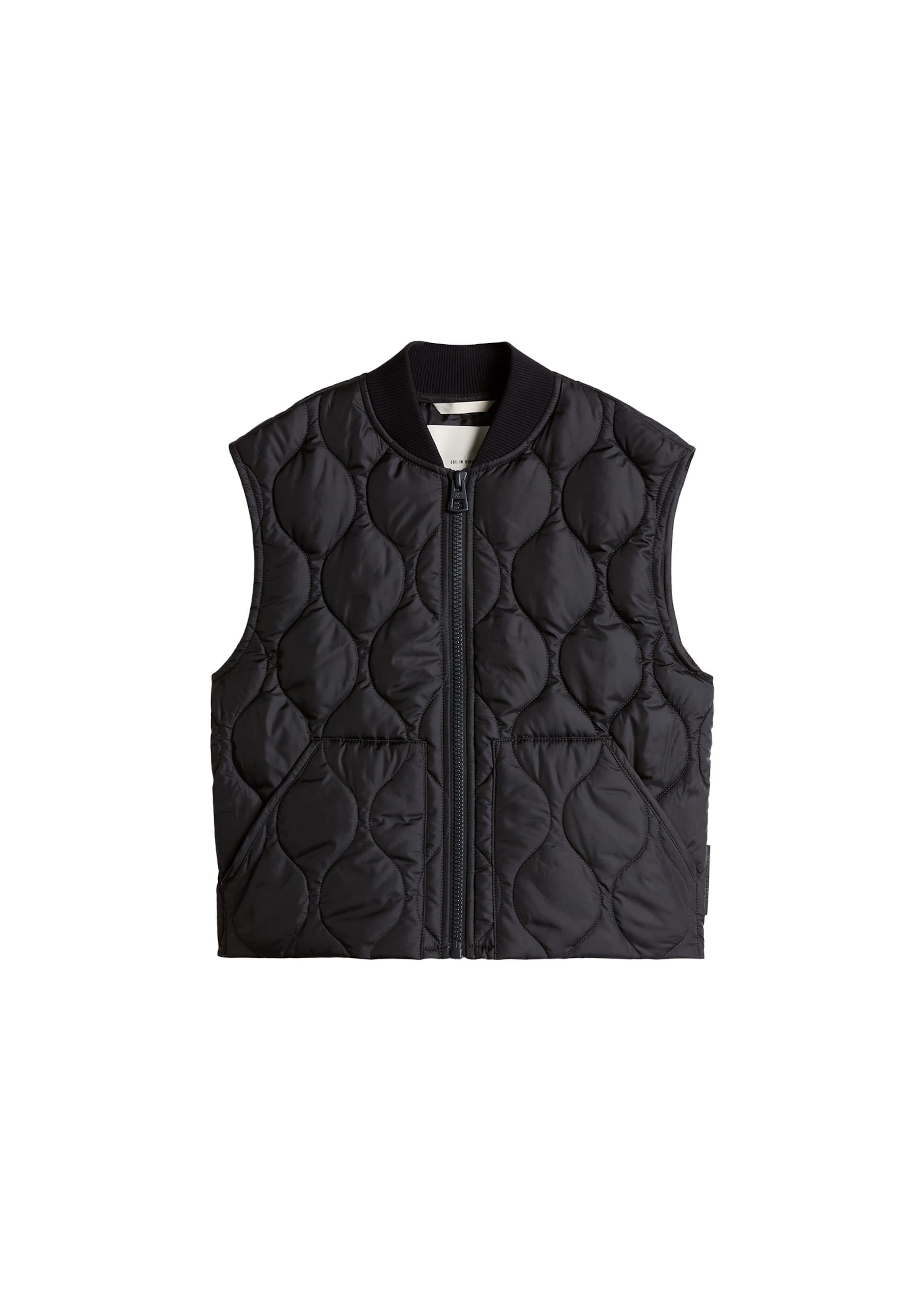 Gilet 'MOP x Function' Marc O'Polo en noir : devant