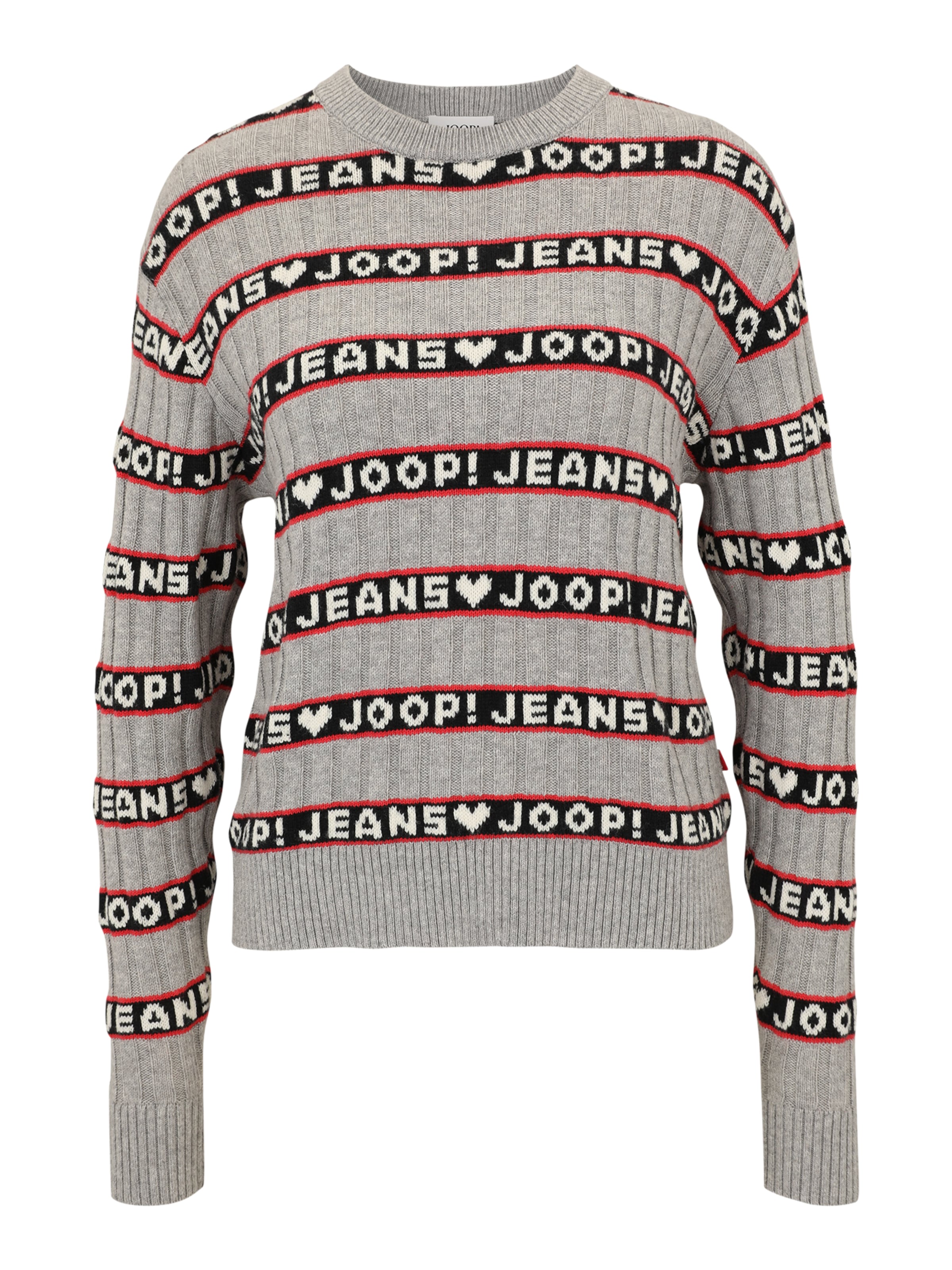 JOOP! Jeans Pullover 'Karen' in Grau: Vorderseite