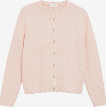 s.Oliver Knit cardigan in Pink: front