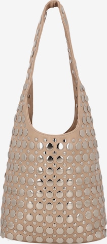 faina - Shopper em bege: frente