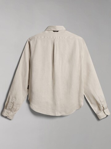 NAPAPIJRI Regular fit Button Up Shirt in Beige