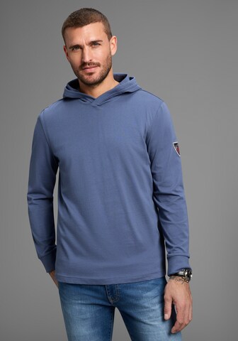 DELMAO Shirt in Blue: front