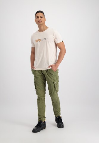 ALPHA INDUSTRIES - Camiseta en beige