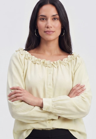usha BLACK LABEL - Blusa em amarelo