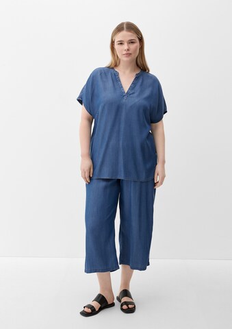 TRIANGLE Bluse in Blau