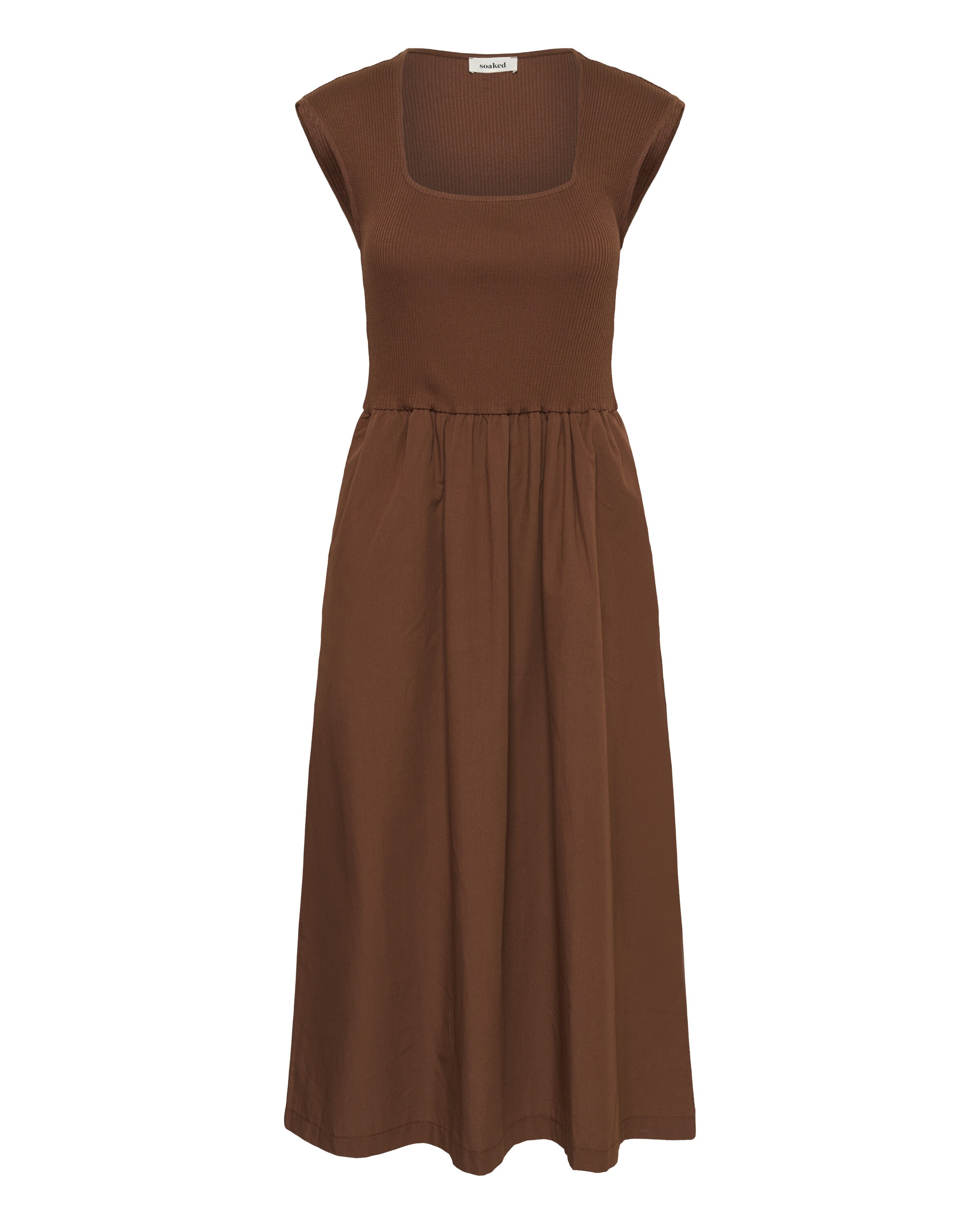 SOAKED IN LUXURY Kjole 'SLSimone Phoebe' i brun: forside