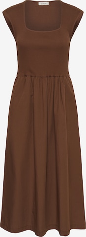 SOAKED IN LUXURY Kjole 'SLSimone Phoebe' i brun: forside