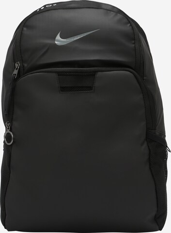NIKE Sports Backpack 'Brasilia' in Black: front