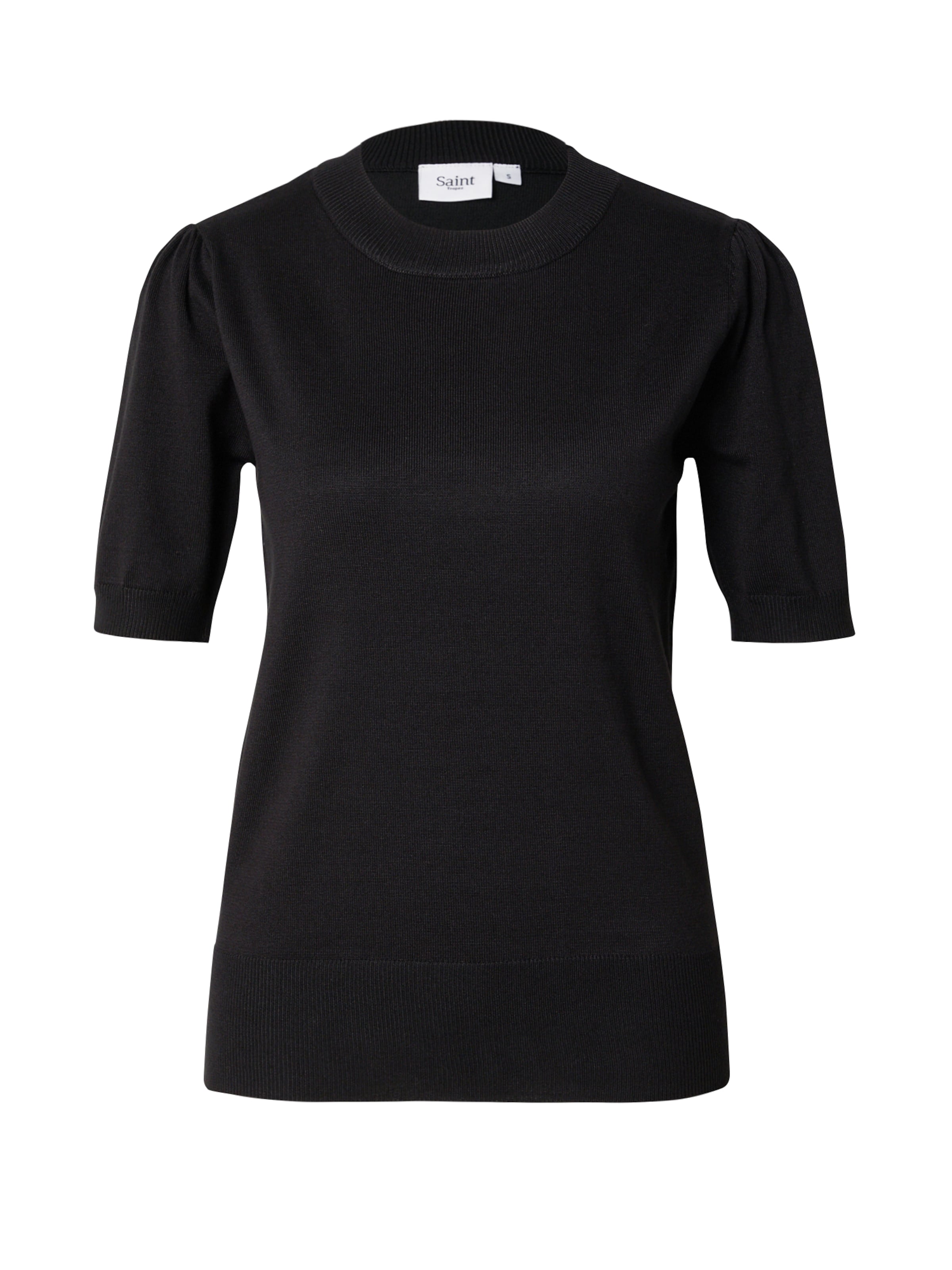 SAINT TROPEZ Sweater 'Mila' in Black: front