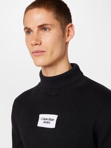 Calvin Klein Jeans Pullover in Schwarz