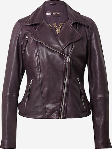 Veste mi-saison FREAKY NATION en violet : devant