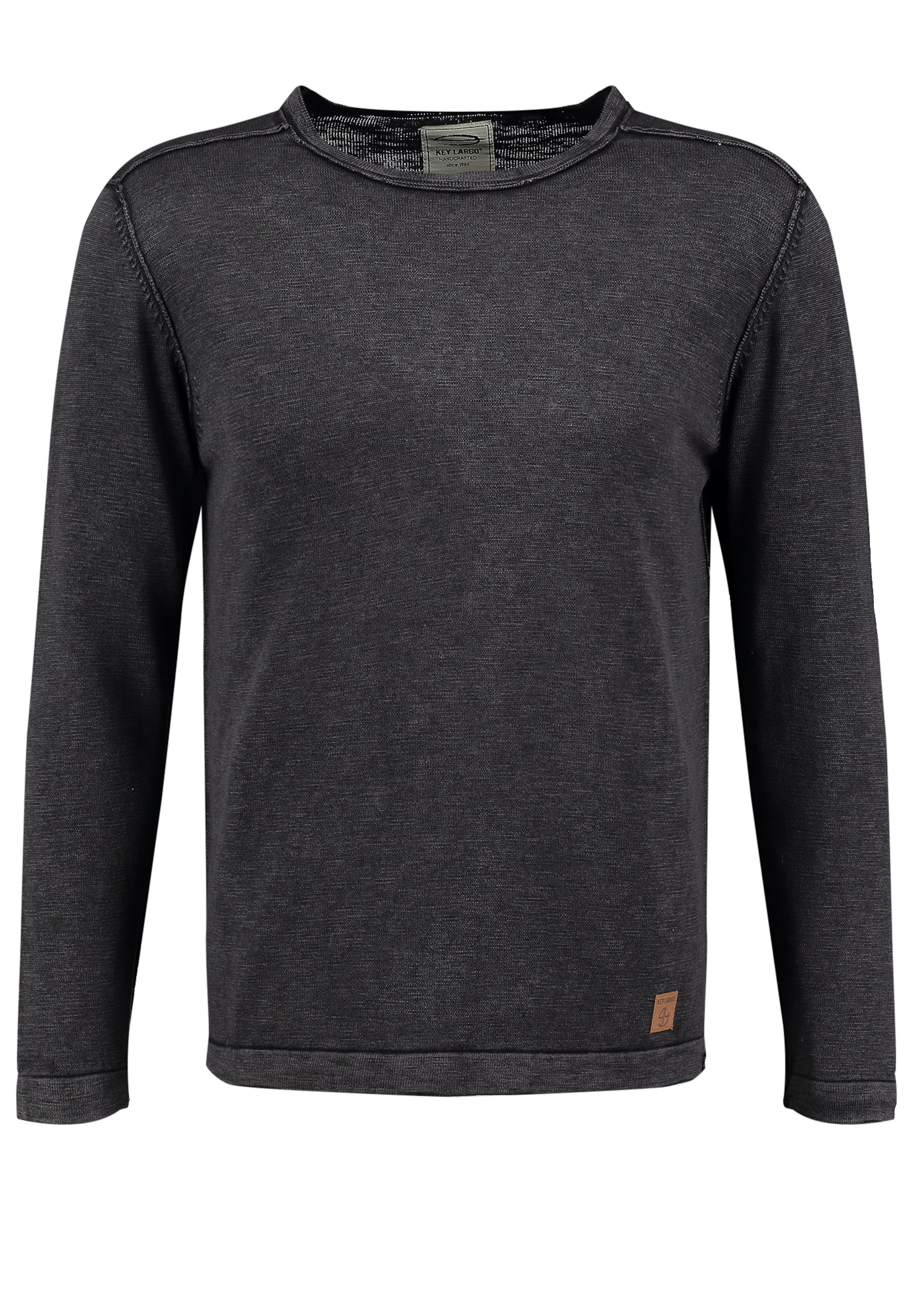 Key Largo Majica 'Angelo' | črna barva: sprednja stran