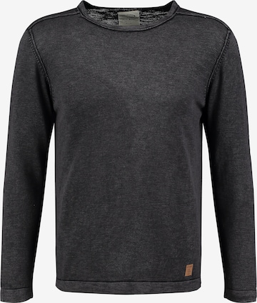 Key LargoSweater majica 'Angelo' - crna boja: prednji dio