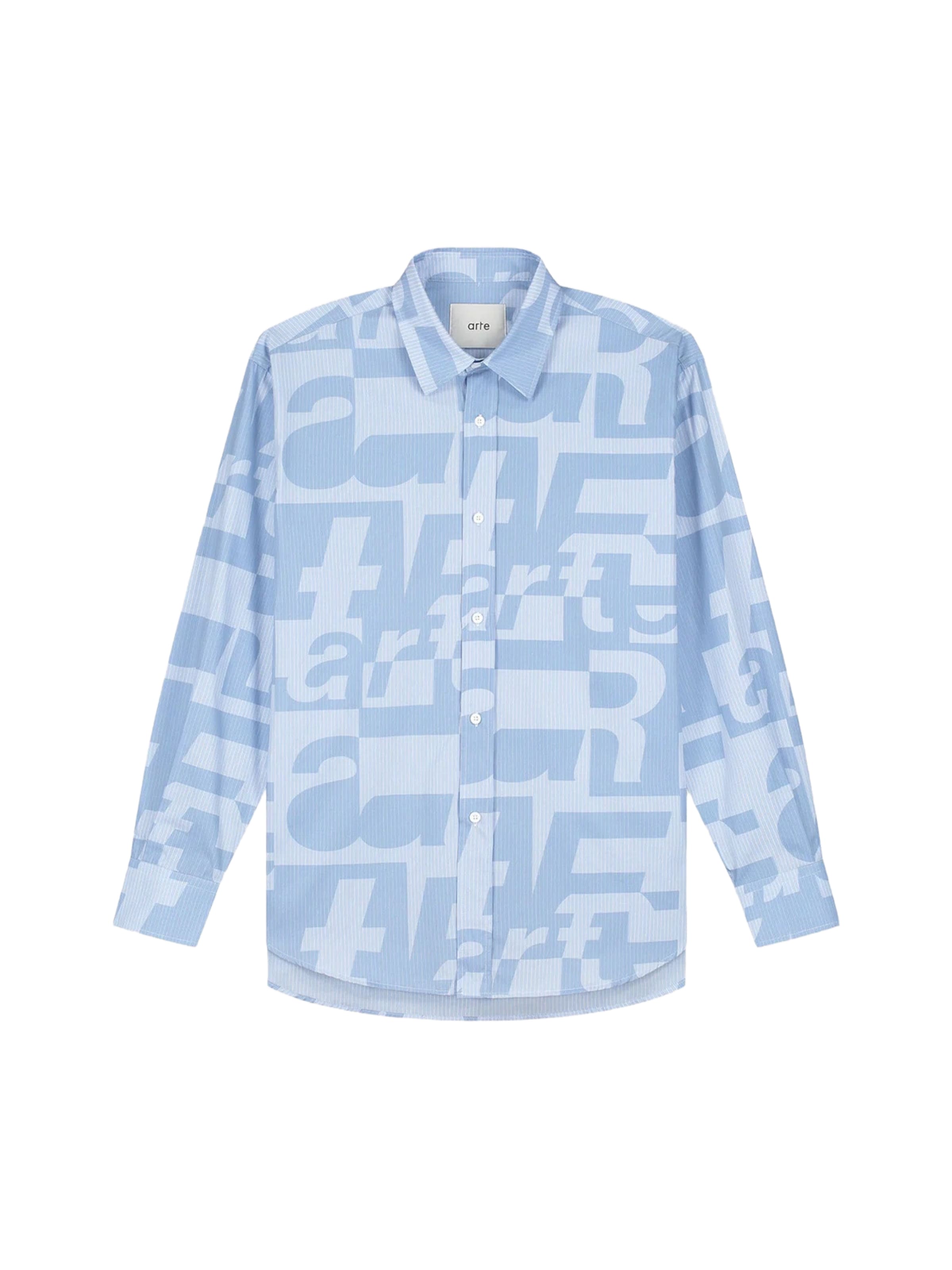 Regular fit Camicia di ARTE ANTWERP in blu: frontale