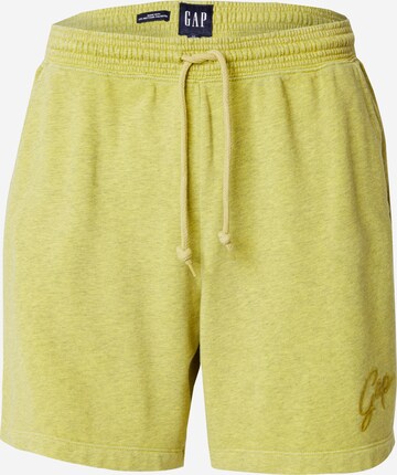 GAP Spodnie w kolorze zielony: przód