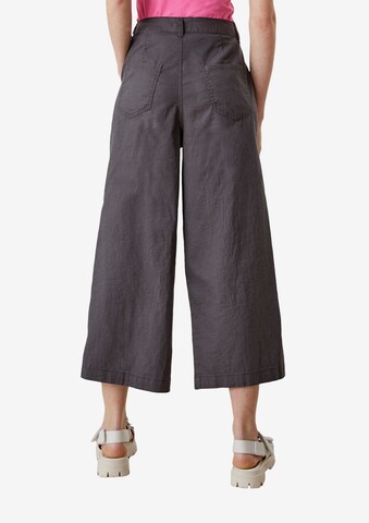 QS Wide Leg Hose in Grau