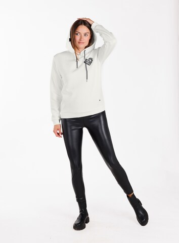 Key Largo Sweatshirt ' PEACE ' i beige