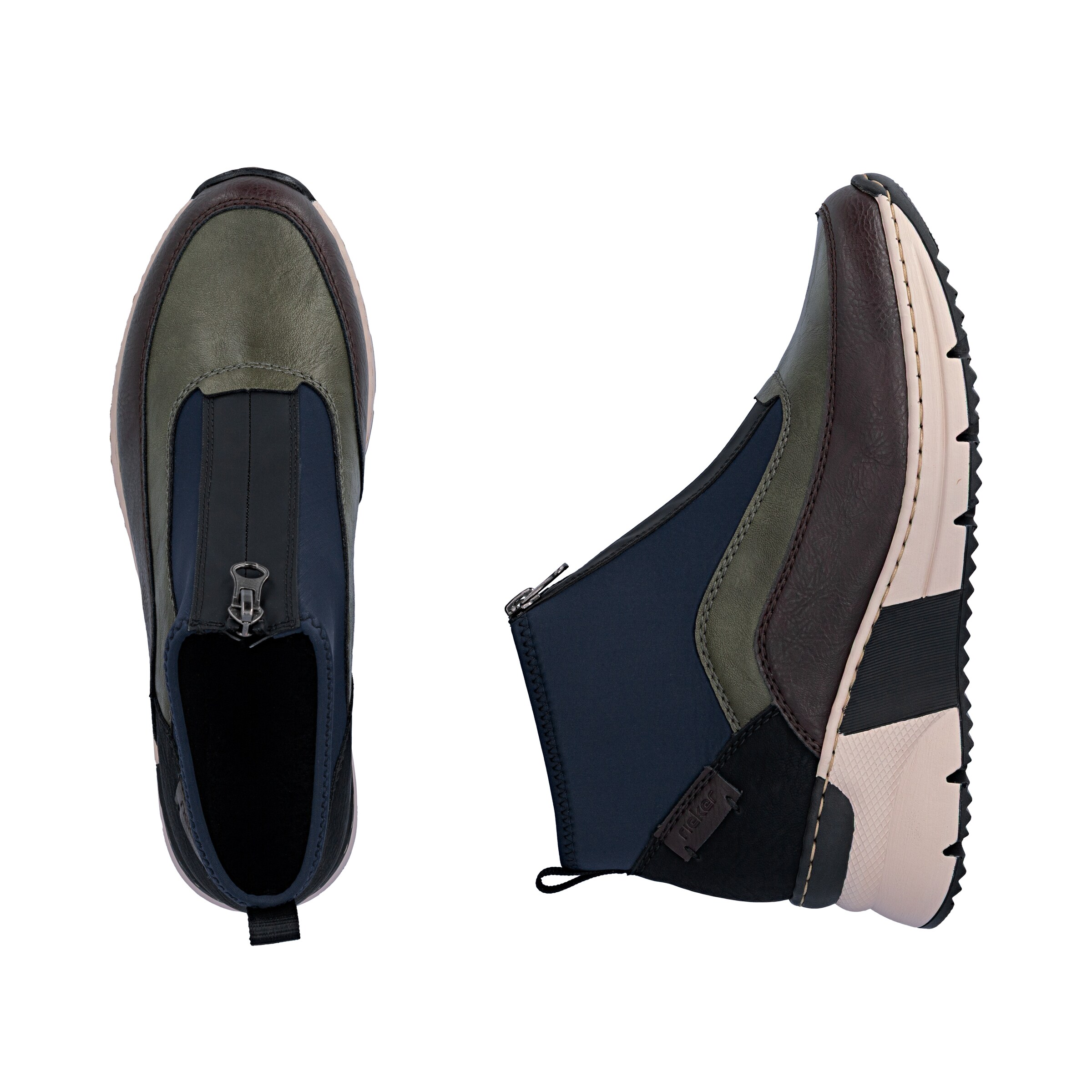 Bottines Rieker en bleu